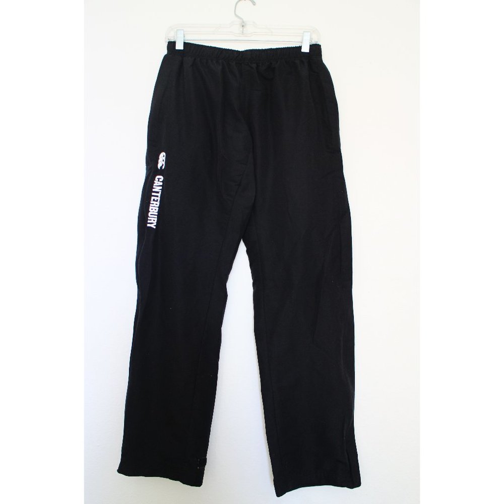 Canterbury of New Zealand Black Long Joggers Sz 10